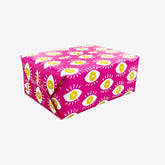 Notizheft aus Geschenkpapier – all eyes on me – pink – A6